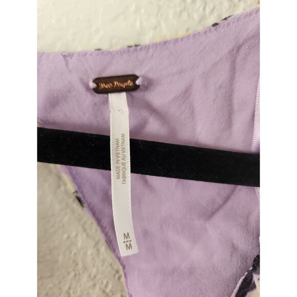 Free People Women's Boho Flowy Floral Blouse- M - Picture 7 of 7